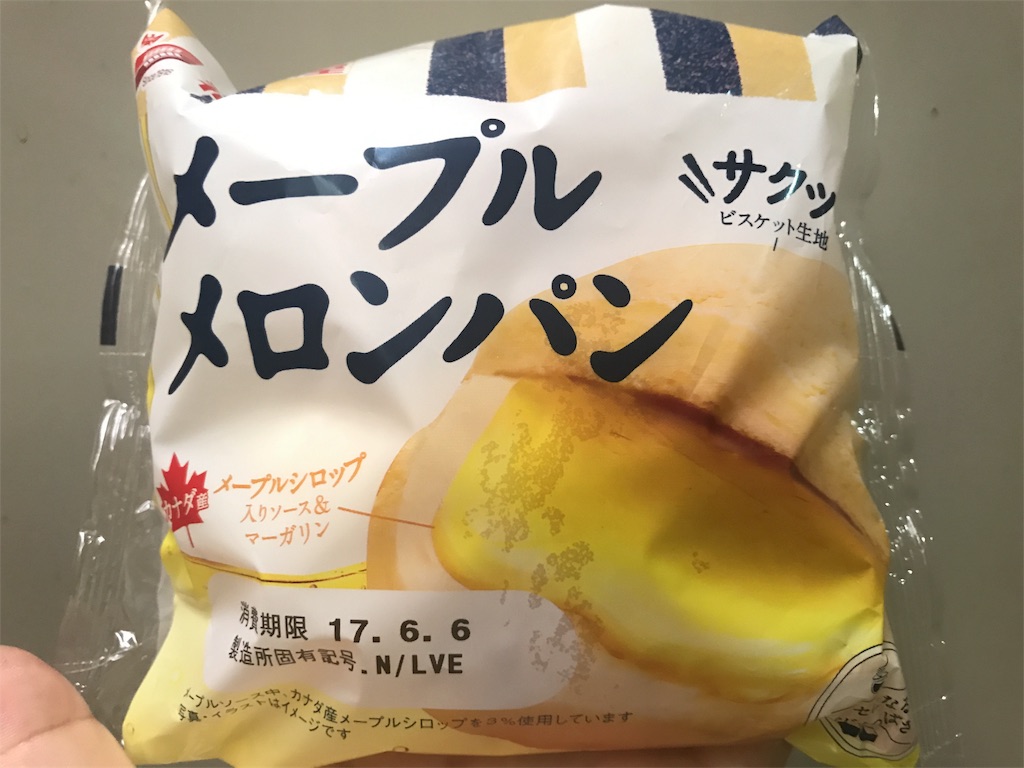 神戸屋 メープルメロンパン 食べてみました 神戸屋 メープルメロンパン 食べてみました