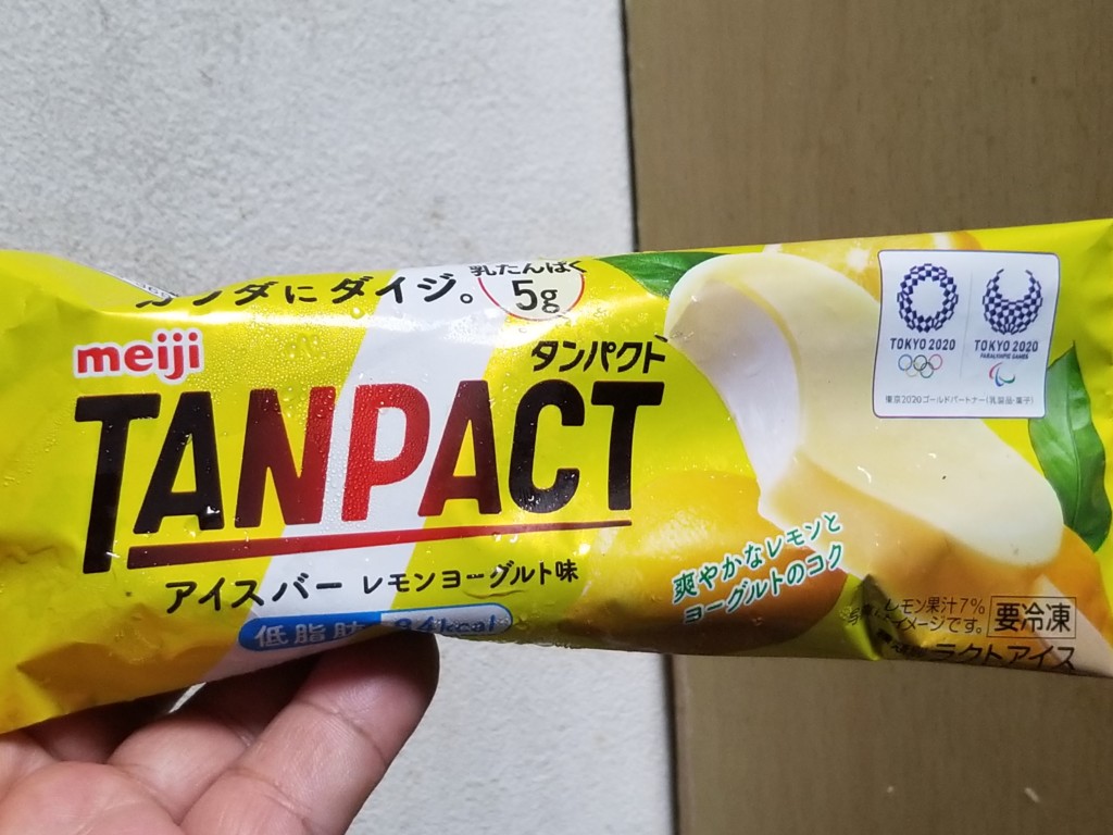 明治TANPACT アイスバー レモンヨーグルト味 