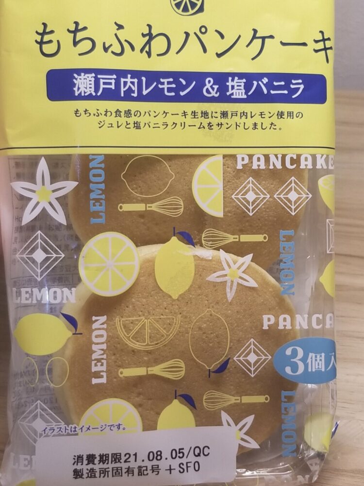 フジパン　もちふわパンケーキ 瀬戸内レモン&塩バニラ