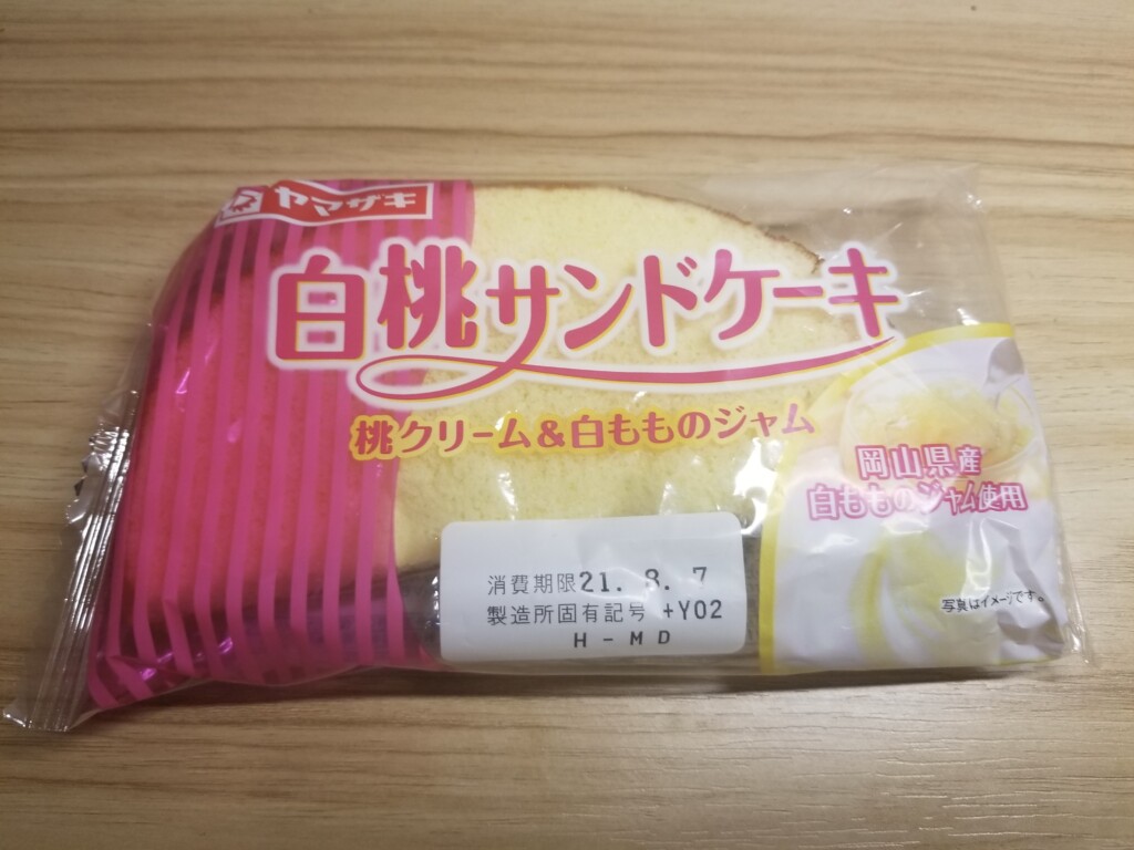 ヤマザキ　白桃サンドケーキ