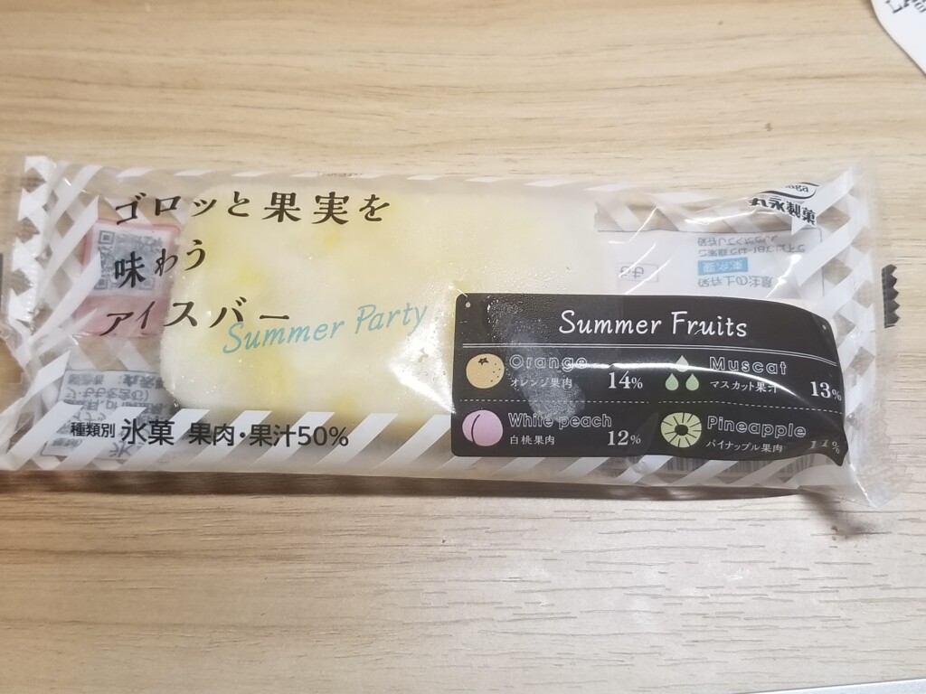 丸永製菓　ゴロッと果実を味わうアイスバー