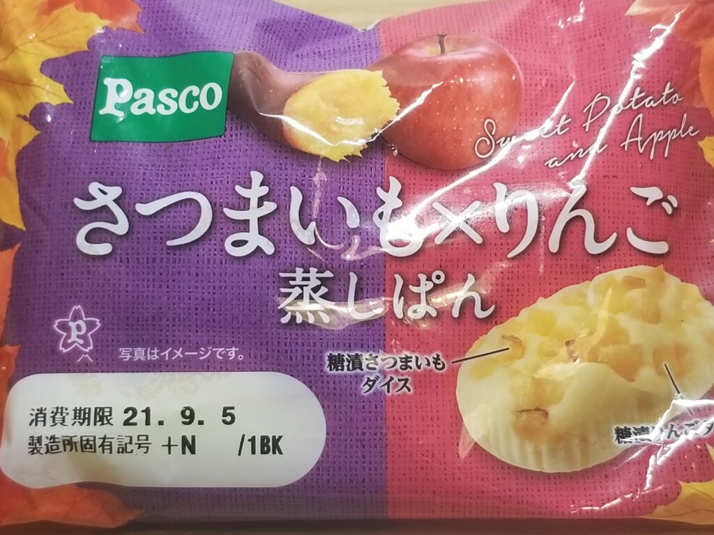 Pasco さつまいも×りんご 蒸しぱん