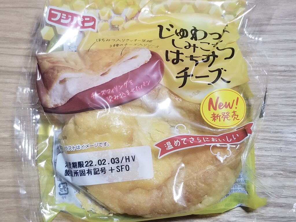 フジパン　じゅわっとしみこむはちみつチーズ