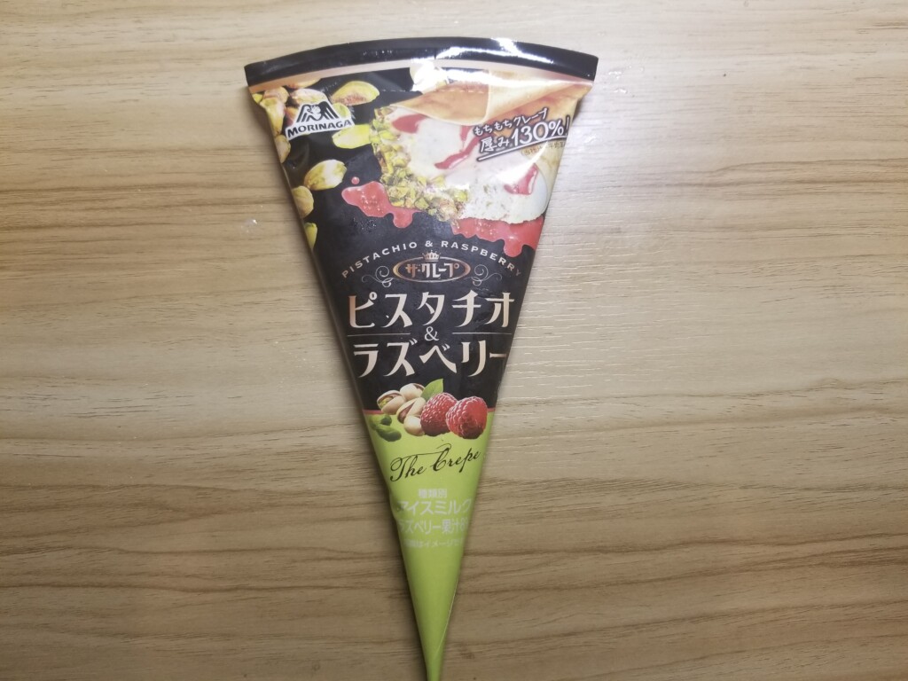 森永製菓　ザ・クレープ　ピスタチオ＆ラズベリー