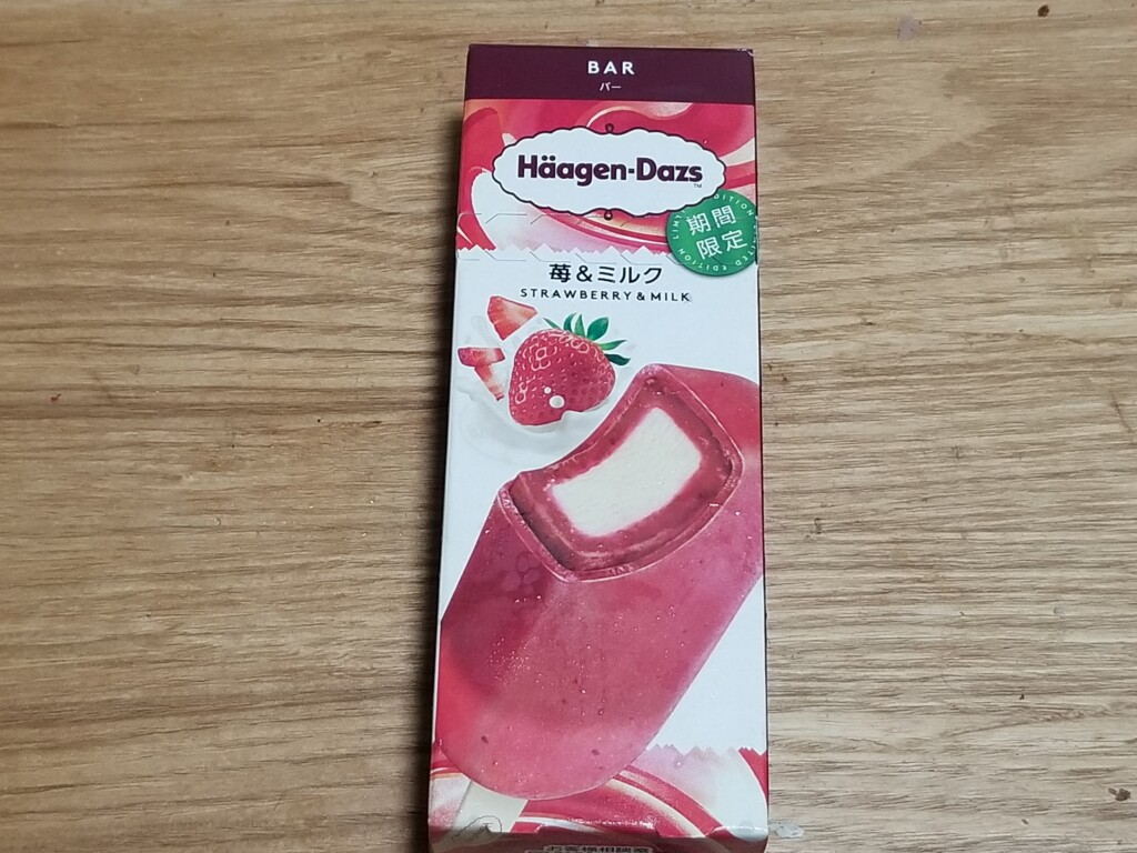 ハーゲンダッツ　バー　苺＆ミルク