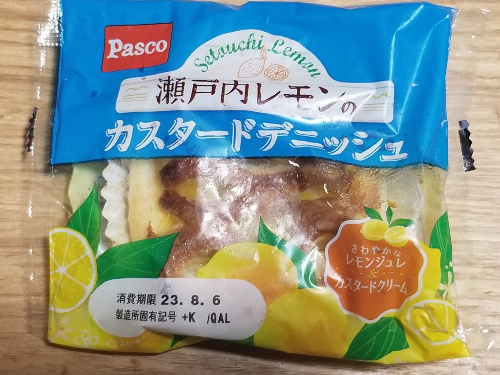 Pasco 瀬戸内レモンのカスタードデニッシュ