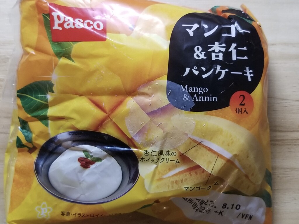 Pasco マンゴー＆杏仁パンケーキ
