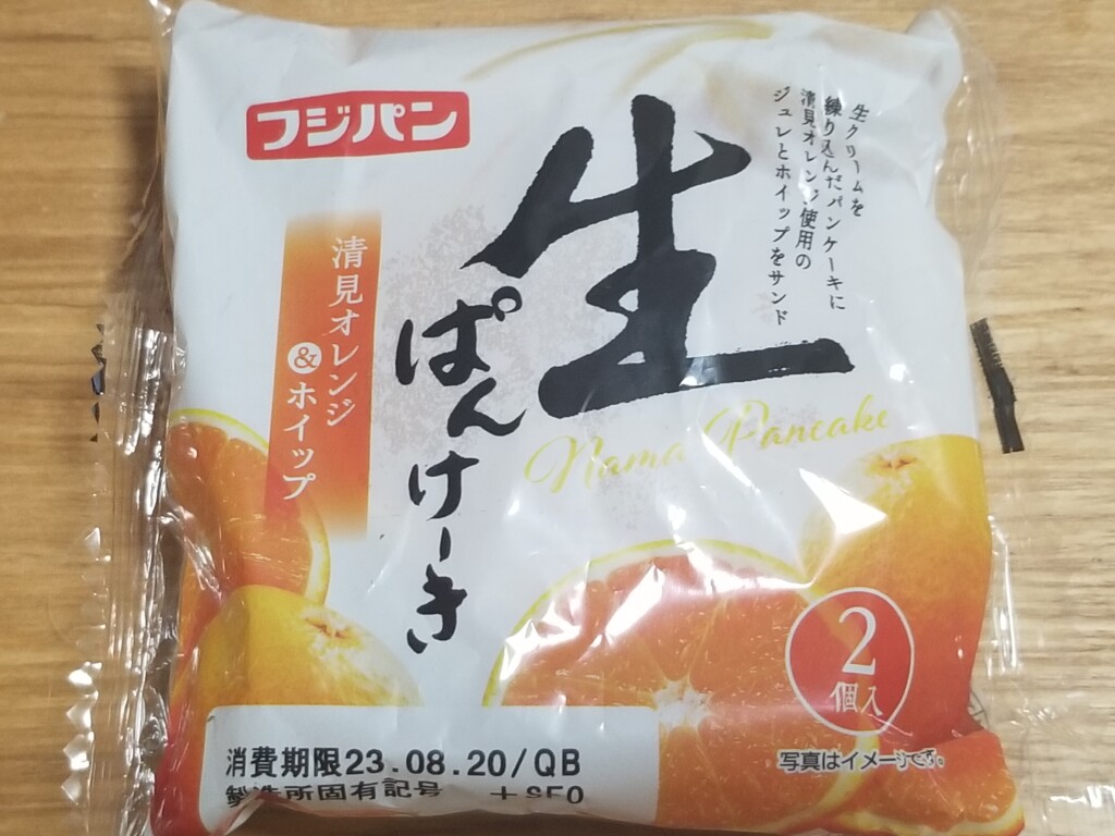 フジパン　生ぱんけーき 清見オレンジ　