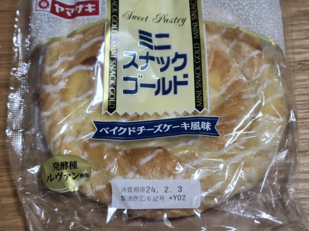 ヤマザキ　ミニスナックゴールド　ベイクドチーズケーキ風味