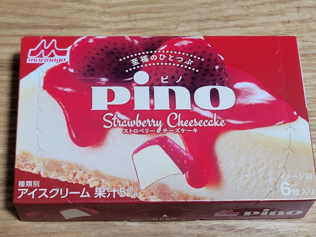 森永　ピノ　ストロベリーチーズケーキ