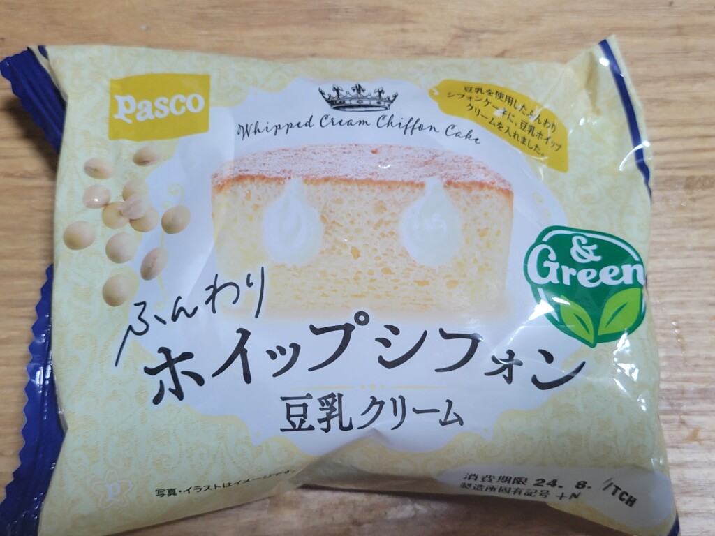 Pasco ふんわりホイップシフォン 豆乳クリーム