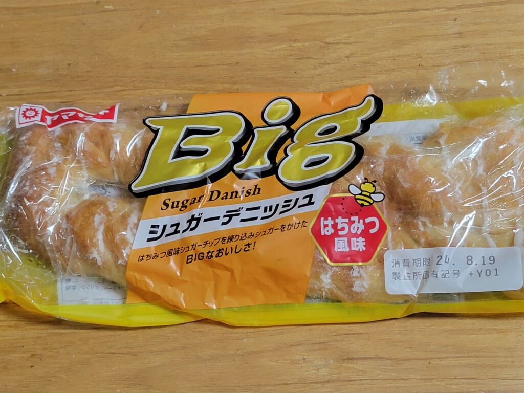 ヤマザキ　BIGシュガーデニッシュ　はちみつ風味