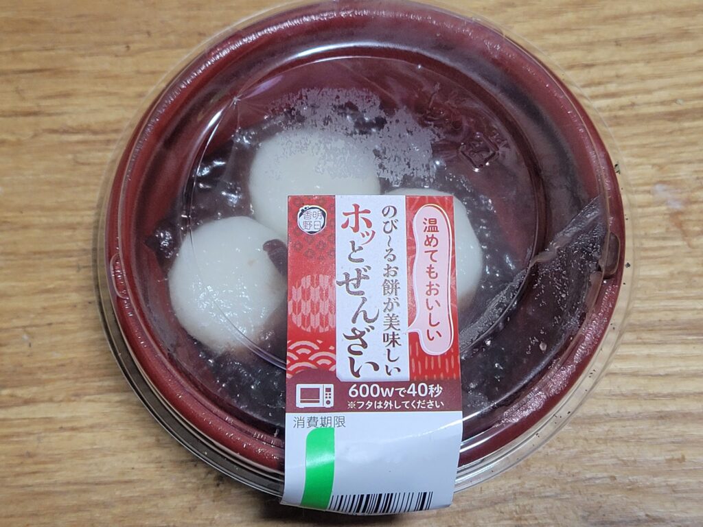 明日香野　のび～るお餅が美味しい　ホッとぜんざい 