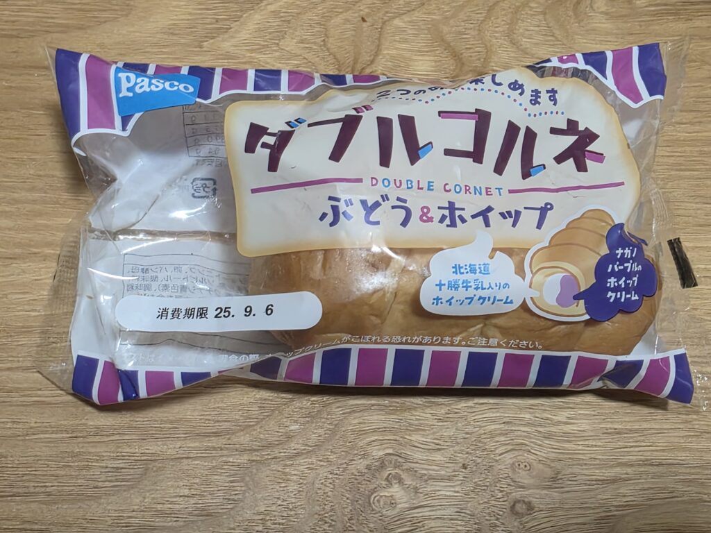Pasco ダブルコルネぶどう&ホイップ